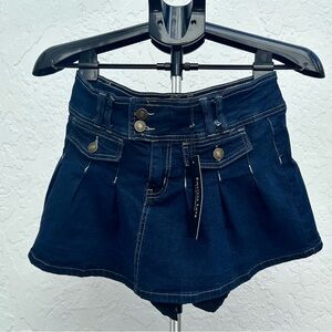 Emerson Lang Women's dark blue Denim Mini Skirt